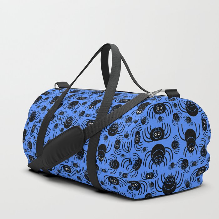 Spiders Pattern (Blue) Duffle Bag