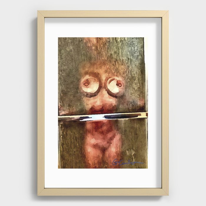 Smashed An Erotic Look at A Nude Woman Pressing Her Breasts Against a  Shower Door. Recessed Framed Print by G Culver Erotic Art