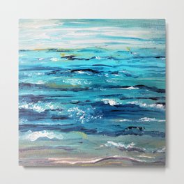 Ocean Painting Metal Print