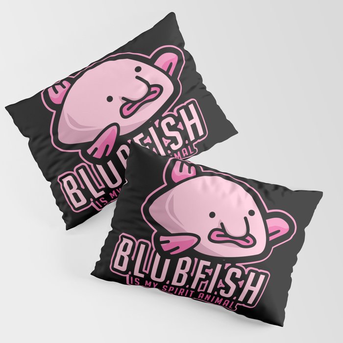 Blobfish Is My Spirit Animal Funny Blobfish Meme Fleece Blanket by