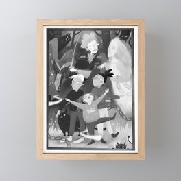 Spooky Stories Framed Mini Art Print