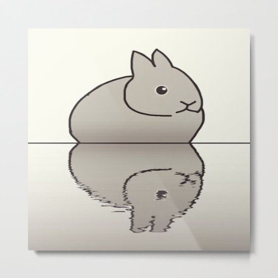 rabbit-15 Metal Print