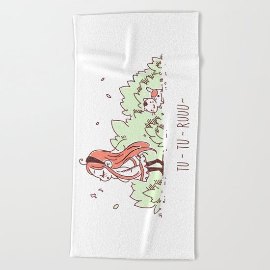 Tu Tu Ruuu Beach Towel