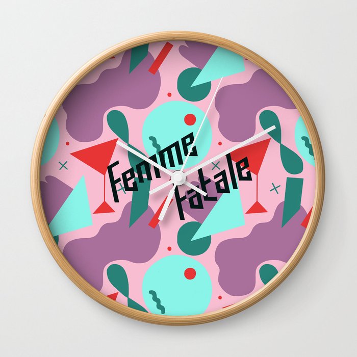 Femme Fatale Wall Clock