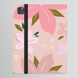 Les Fleurs | 05 - Floral Art Blush Pink Flowers iPad Folio Case