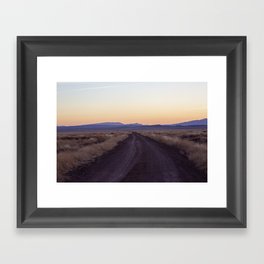 West Texas Sunset x Texas Landscape Photography Framed Art Print