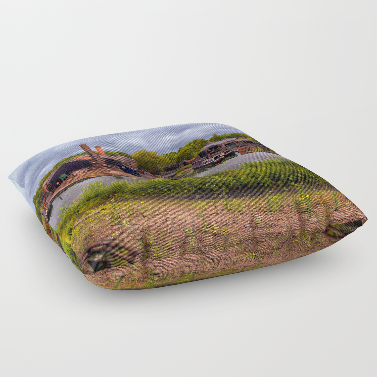 Black Country Living Museum Boat Yard Peaky Blinders Floor Pillow By Labs Design Society6