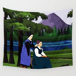 Time to organize bonnets.  Wall Tapestry