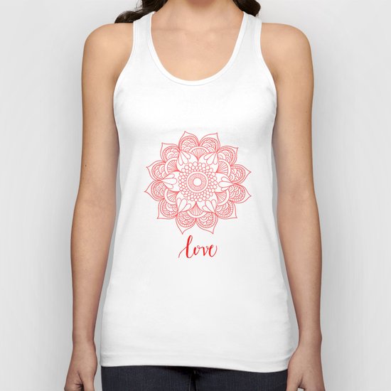 Love Mandala Unisex Tank Top