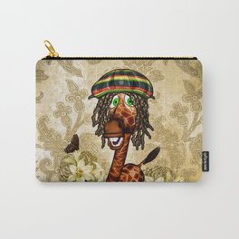 Funny giraffe, I'm a hippie yippee Carry-All Pouch