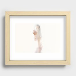Jessica - Nude Model Fine Art Recessed Framed Print
