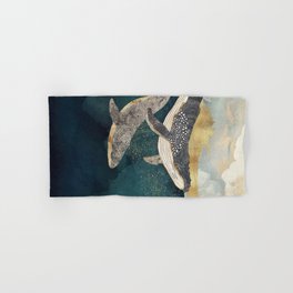 Whales Hand Bath Towels Society6