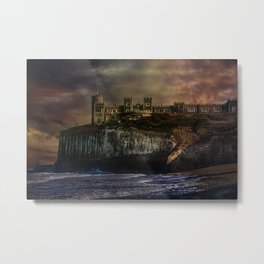 Storm Front On The Seafront Metal Print | Isleofthanet, Kingsgatebay, Beach, Digital Manipulation, Storm, Art, Stormy, Kingsgate, Thanet, Textured 