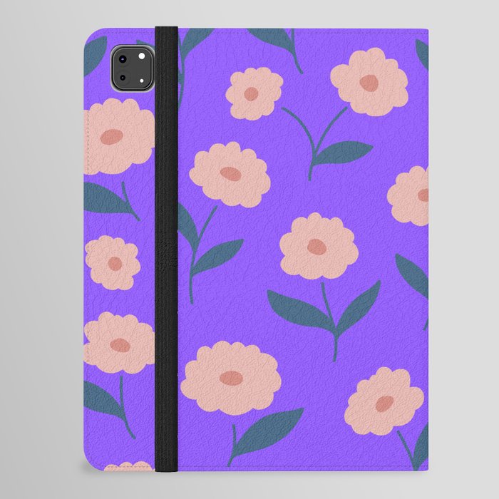 Flower in Purple iPad Folio Case