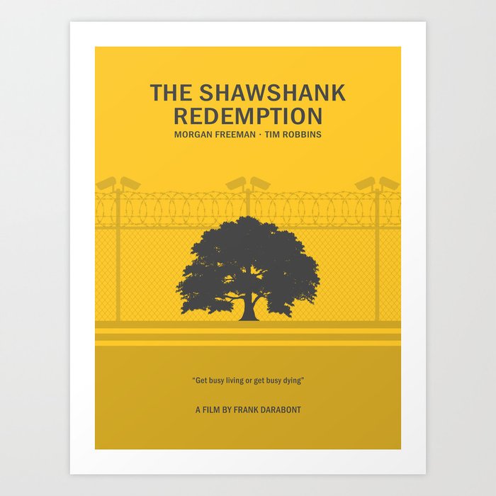The Shawshank Redemption Minimalist Poster Art Print