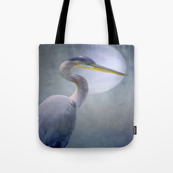 Portrait Of A Heron Tote Bag
