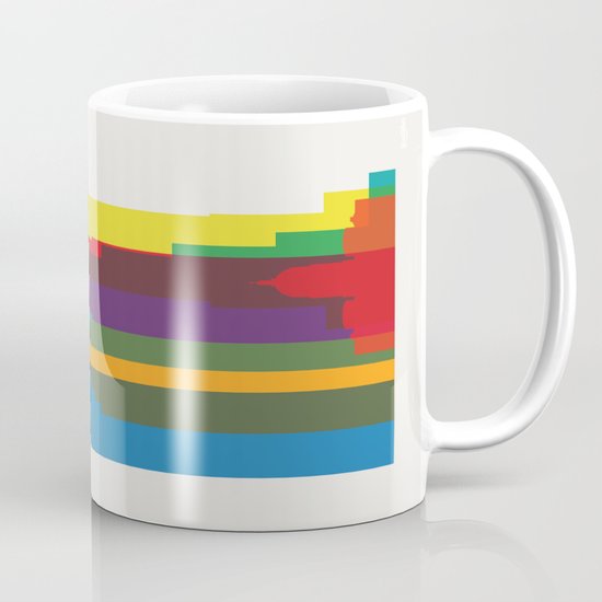 Shapes of Atlanta. Accurate to scale Mug