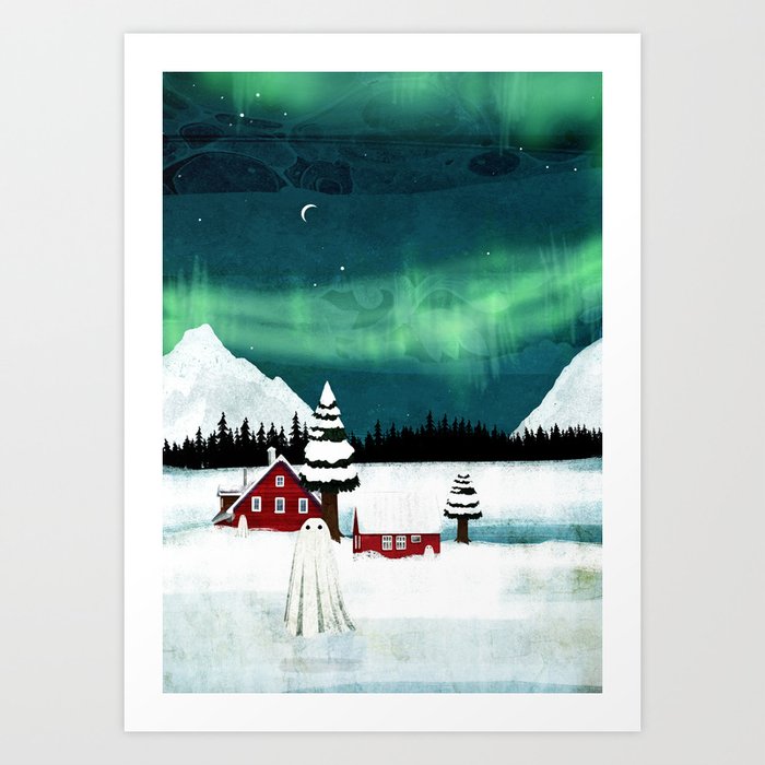 The Northern Lights Art Print