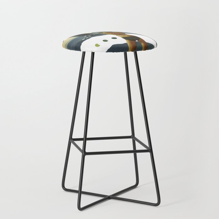 Two Worlds Apart Bar Stool