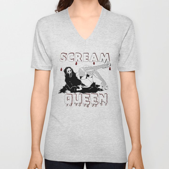 Scream Queen V Neck T Shirt