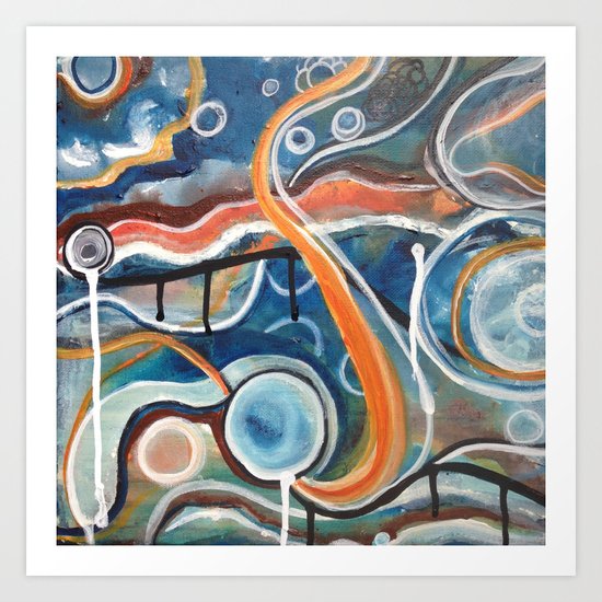 Breaking All the Rules Art Print