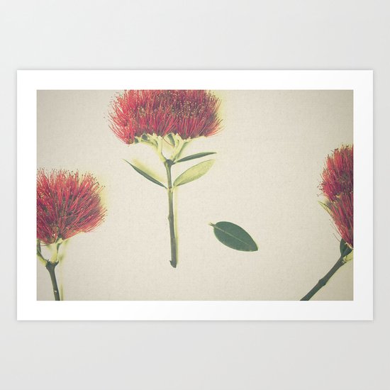Christmas Wallpaper Art Print