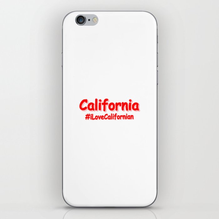 "California" Cute Design. Buy Now iPhone Skin