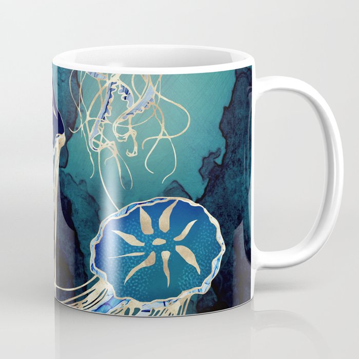 Metallic Jellyfish III Coffee Mug