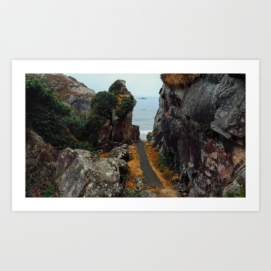 Beach Trail Art Print