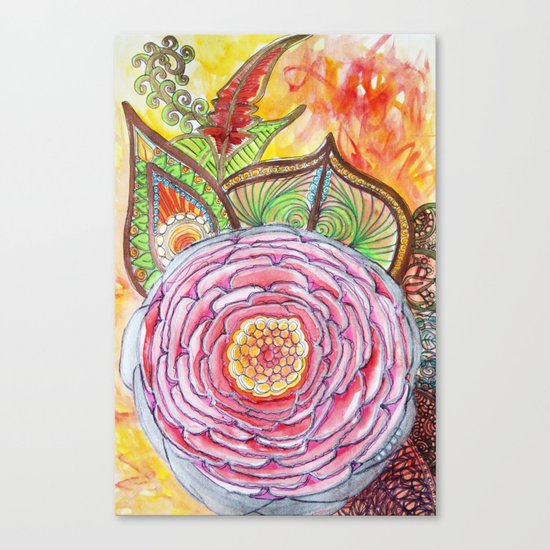 Rose ancestrale Canvas Print