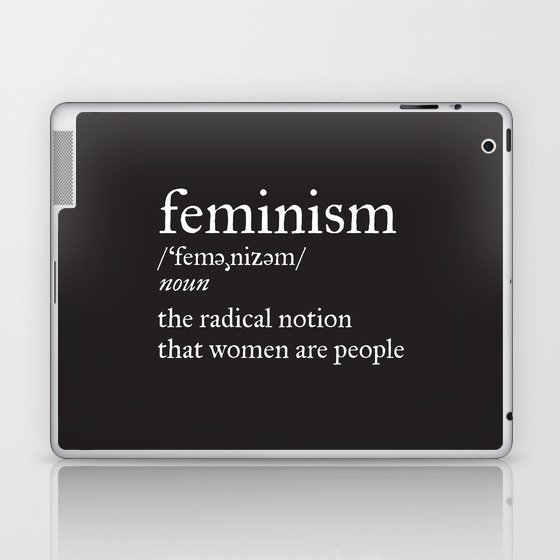 Feminism Definition Laptop & iPad Skin