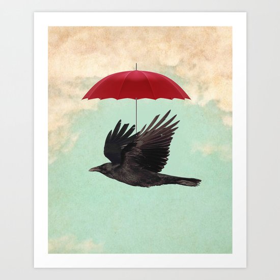 Raven Cover Art Print