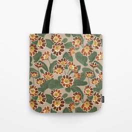Primula flower pattern  Tote Bag