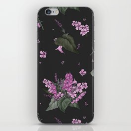 Signature Warning Bouquet Floral Print iPhone Skin