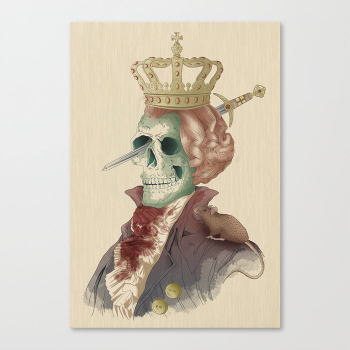 I LOVE THE KING Canvas Print