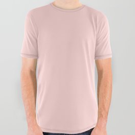 Bleached Pink All Over Graphic Tee