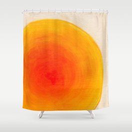 Rising sun gradient - Abstract oil painting Shower Curtain