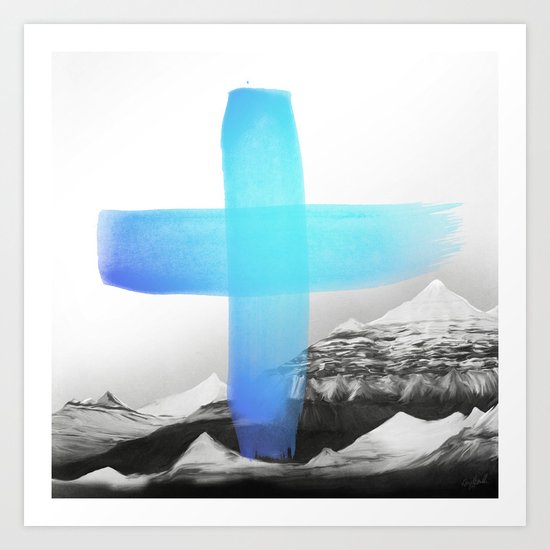 Mountains Art Print