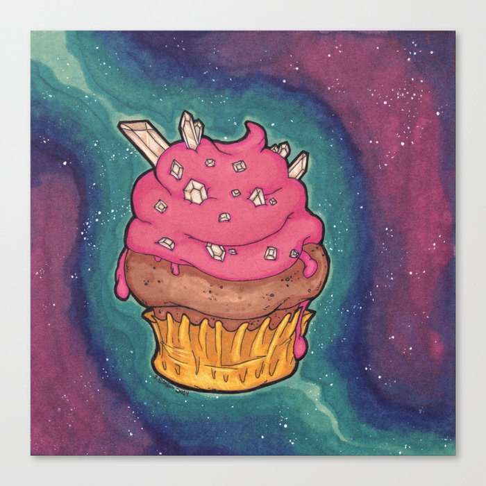 Cosmic Cupcake Canvas Print