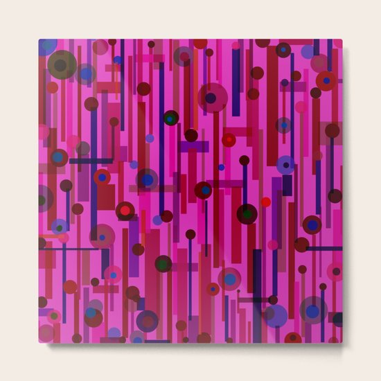 Plink Cherry (see also Plink, and Plink Purple) Metal Print