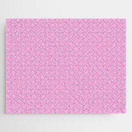 Pink Geometric Circles Jigsaw Puzzle