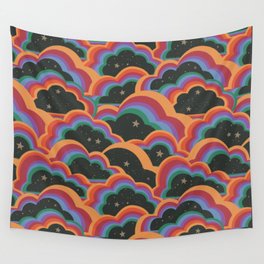 Rainbow Cloud Pattern  Wall Tapestry