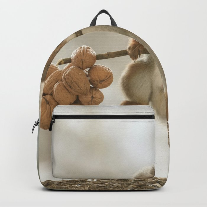 Squirrel the nut carrier Backpack by Geert Weggen Society6