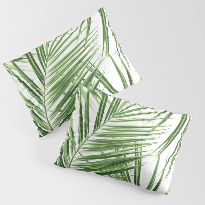 Palm Leaves Pattern Dream #1 #tropical #wall #decor #art #society6 Pillow Sham