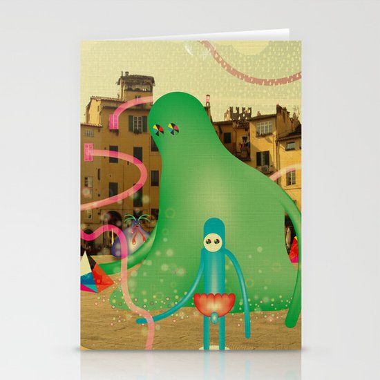 LuCCA è AbiTAtA dai MostRi Stationery Cards