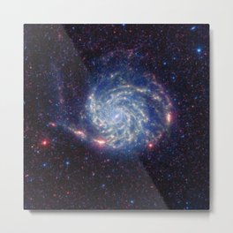 803. Pinwheel Galaxy / Messier 101 Metal Print | Messier101, Galaxies, Star, Spacetelescope, Spiralgalaxy, Galaxy, Spitzer, Nightsky, Pinwheelgalaxy, Heaven 