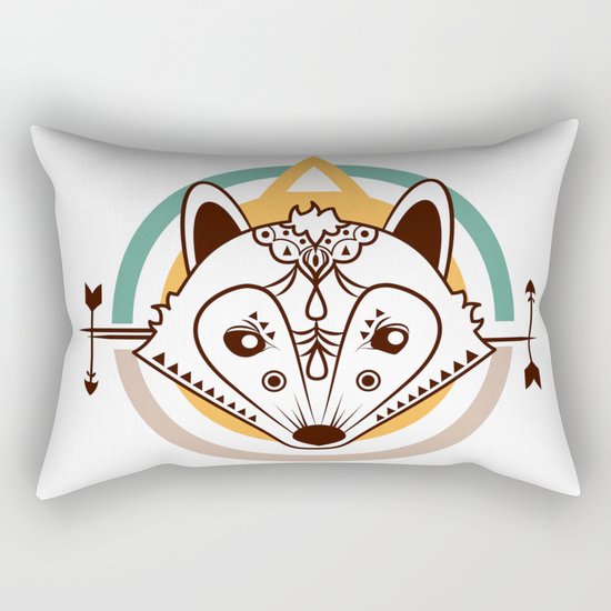 Ethnic - Fox Rectangular Pillow