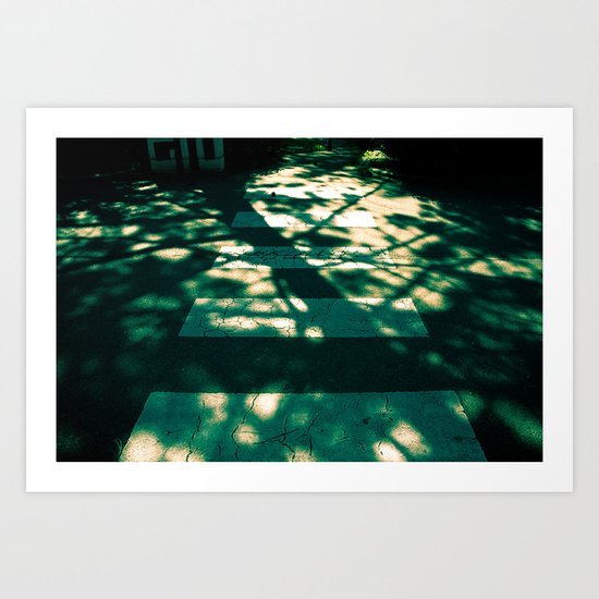 follow the pine cones Art Print