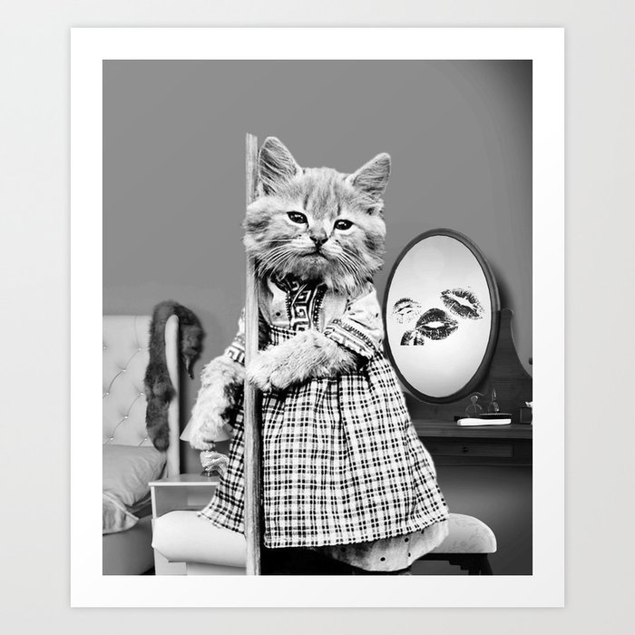 Vintage cat dress discount