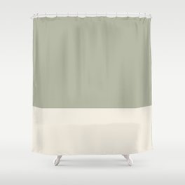 Dual (Sage Cream) Shower Curtain